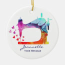 Search for sewing machine christmas tree decorations For her