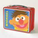 Search for sesame street characters lunch boxes Ernie