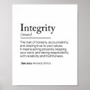 Search for integrity posters Honesty