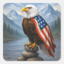 Search for bald eagle and american flag stickers Usa