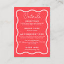 Search for retro wedding enclosure cards Wavy