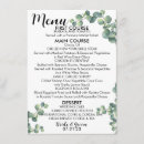 Search for programs for wedding menus Greenery