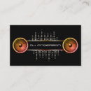 Search for music producer business cards Deejay
