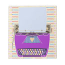 Search for authors notepads Typing