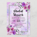 Search for purple and silver bridal shower invitations For her