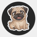 Search for pug cartoon stickers Pet