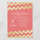 Search for chevron birthday invitations Gold