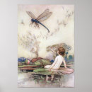 Search for dragonfly illustration posters Pond