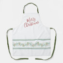 Search for red and green aprons Botanical