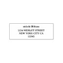 Search for imprint Embossed return address