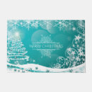 Search for teal christmas doormats Snowflakes