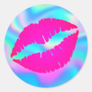 Search for lovely lips stickers Hot pink