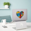 Search for autism puzzle stickers Spectrum