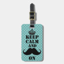 Search for nerdy luggage tags Moustache