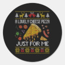 Search for cheese pizza stickers Christmas tree