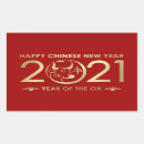 Search for year of the ox stickers 2021