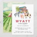 Search for barn animals birthday invitations Party