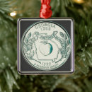 Search for state of georgia christmas tree decorations Peach