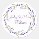 Search for purple white wedding stickers Pretty