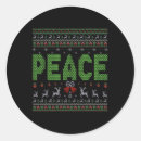 Search for come in peace stickers Santa claus