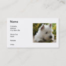 Search for west business cards West highland white terrier