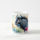 Search for wildebeest mugs Wildlife