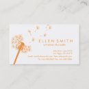Search for dandelion business cards Stylish