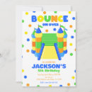 Search for trampoline party invitations Jumping castle