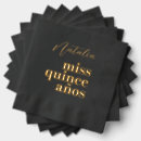 Search for quinceanera party tableware Black