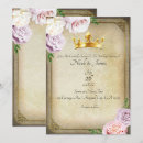 Search for crown wedding invitations Princess
