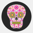 Search for pink sugar skull stickers Flowers