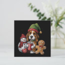 Search for hound christmas cards Santa claus
