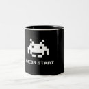 Search for retro gamer mugs Press start