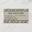 Search for army business cards Camoflauge