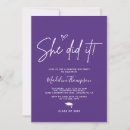 Search for plain purple invitations Trendy