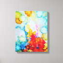 Search for alcohol ink canvas prints Colourful