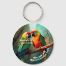 Search for parrot rounded key rings For her