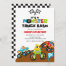 Search for in the mud invitations Monster truck