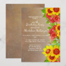 Search for red and brown invitations Floral