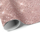 Search for pink and gold wrapping paper Rose gold glitter