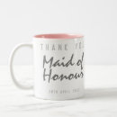 Search for maid of honour mugs Keepsake