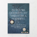 Search for funny wedding programmes Elegant