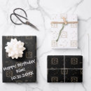 Search for stars wrapping paper Happy birthday
