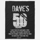 Search for 50th birthday blankets Black