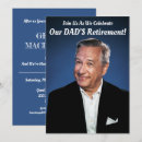 Search for dads party invitations Retirement