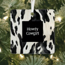 Search for farm animal christmas tree decorations Cow