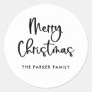 Search for black and white christmas stickers Simple