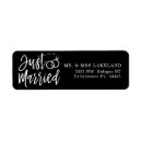 Search for mr return address labels Just married