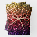 Search for purple and gold wrapping paper Sparkly