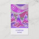 Search for snow business cards Winter landscape